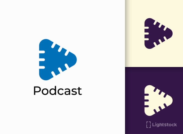 podcast logo concept